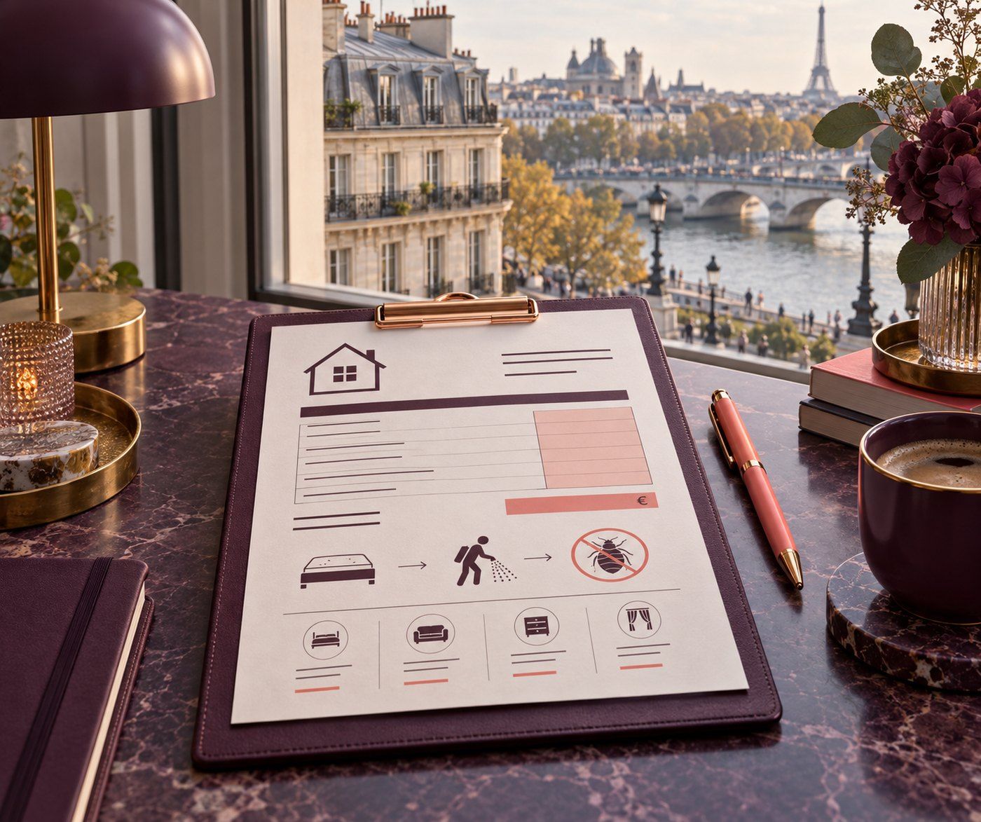 Prix d'un traitement contre les punaises de lit à Paris