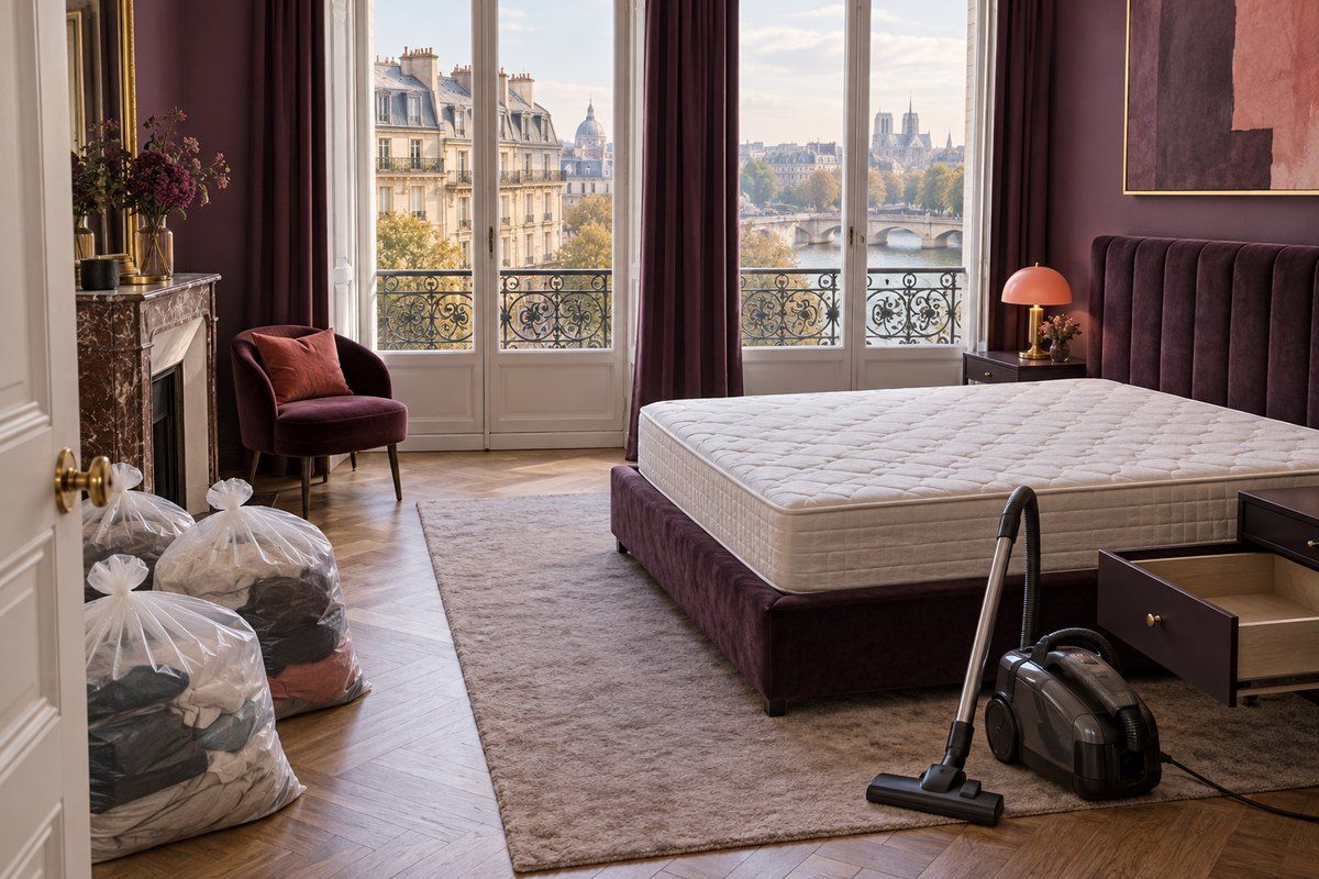 Préparation du logement avant le traitement